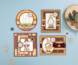 Christmas gnome digi stamps